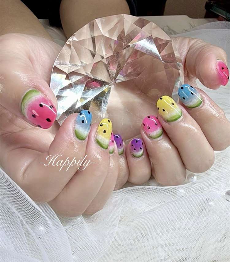 スイカネイル