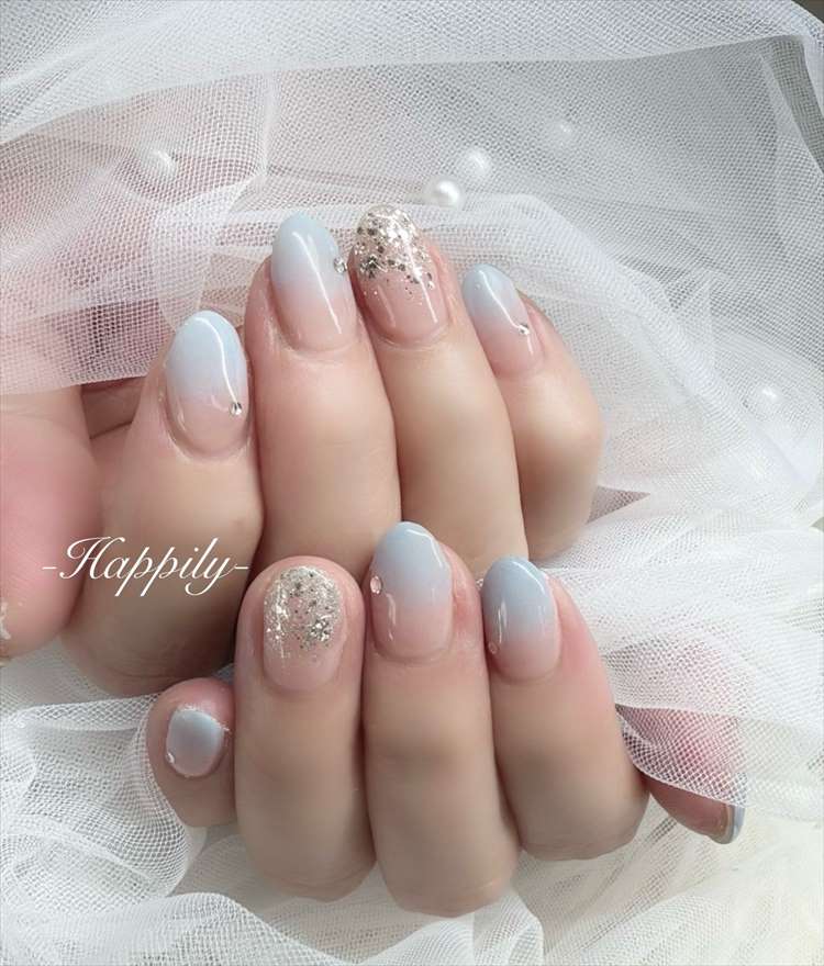 水色グラデーション