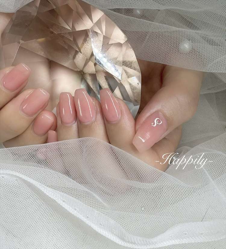 長めオフィスネイル