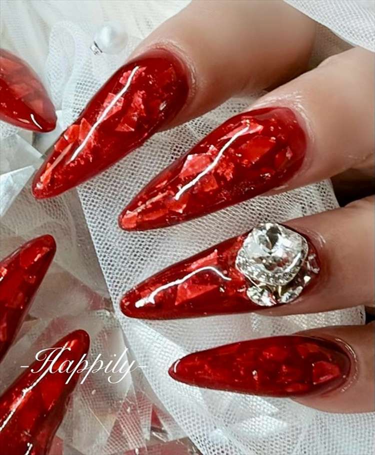 クラッシュレッド×ビジュー