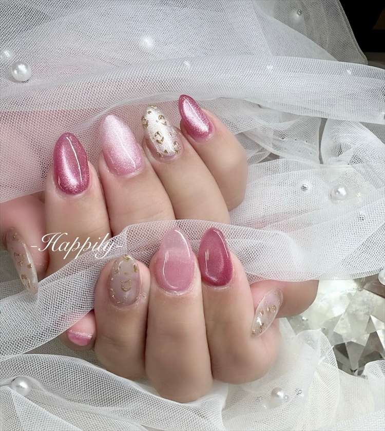 冬ピンクマグネット