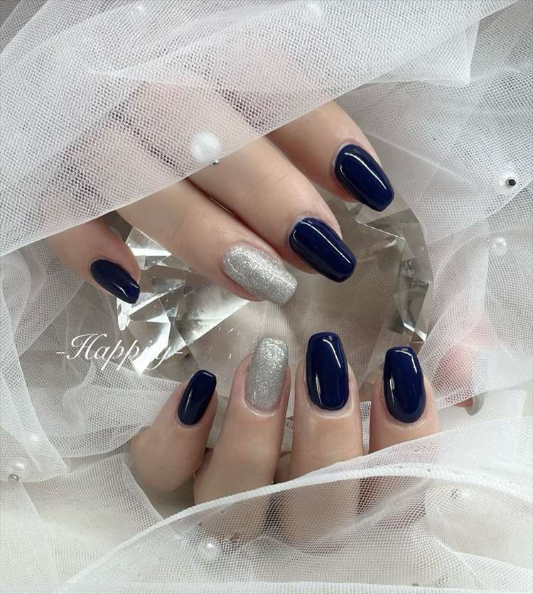 ブルー×シルバー