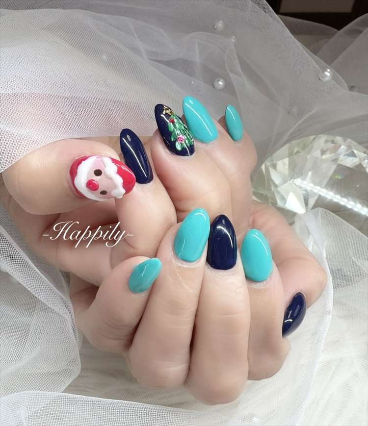 サンタ×ツリー