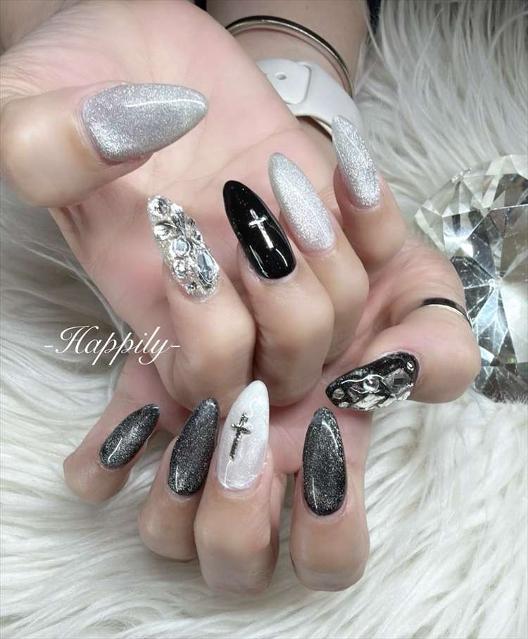 白×黒マグネット 白×黒マグネット