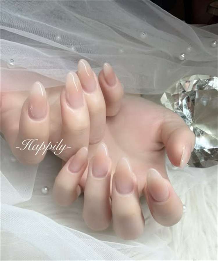 シンプル成人式ネイル