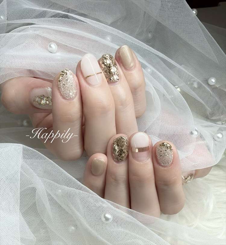 マグネット×ラメ×ミラー