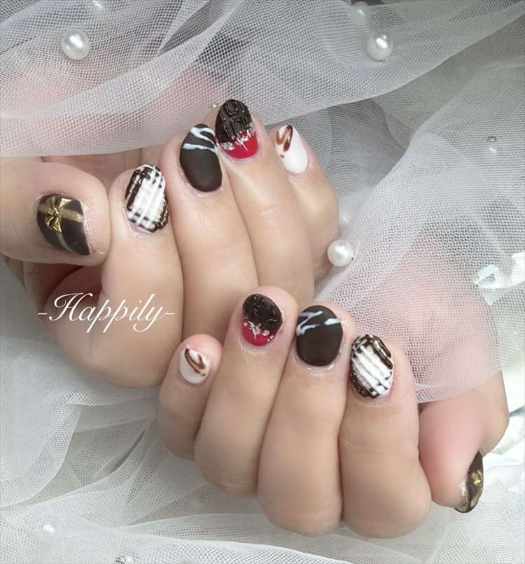 チョコレートネイル