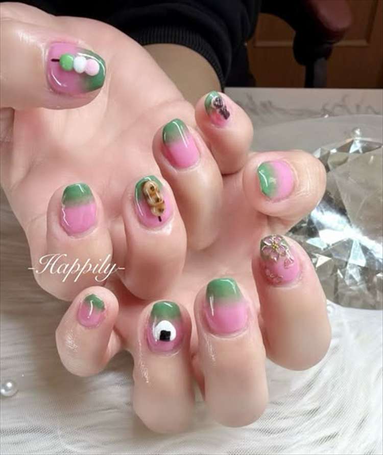 お花見ネイル