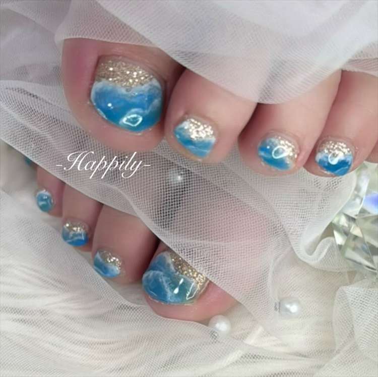 海フットネイル