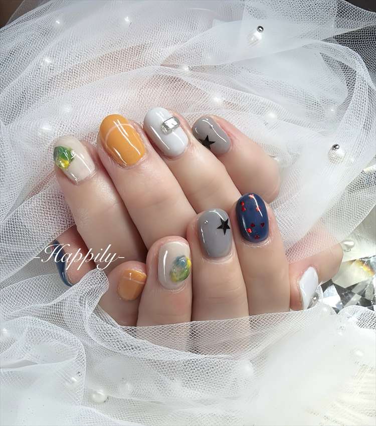 大人ニュアンスネイル