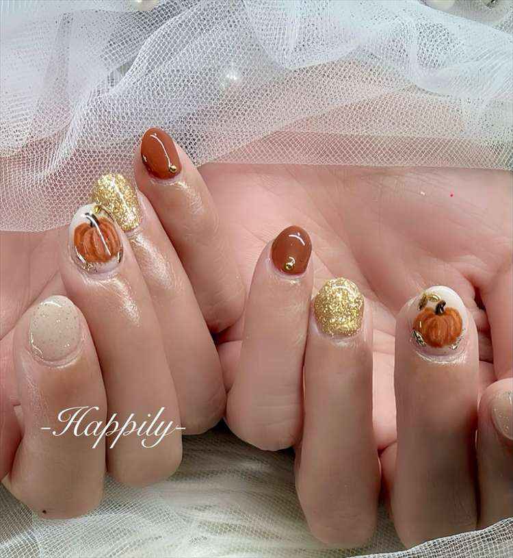 Halloweenネイル